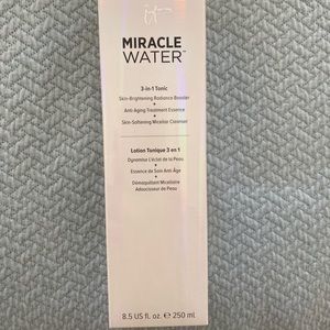 NEW IT COSMETICS MIRACLE WATER 3-in-1 Micellar Cleanser - 8.5 fl oz